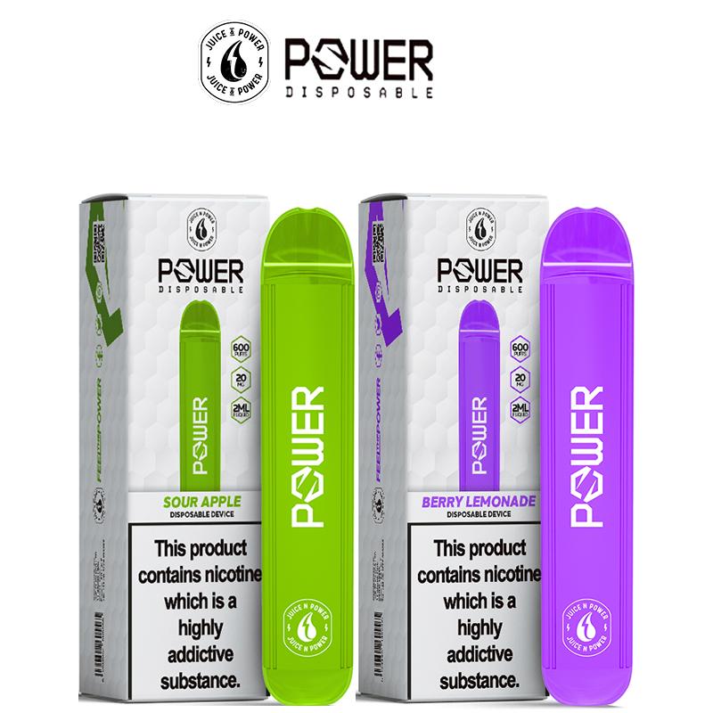 Juice N Power disposable vape – Starfruit Kiwi 20mg