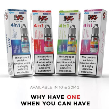 IVG Nic Salts 4 in 1 eLiquids Royal Vapes