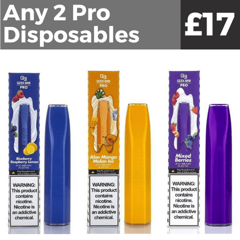 Any 2 Disposables for £17 Royal Vapes