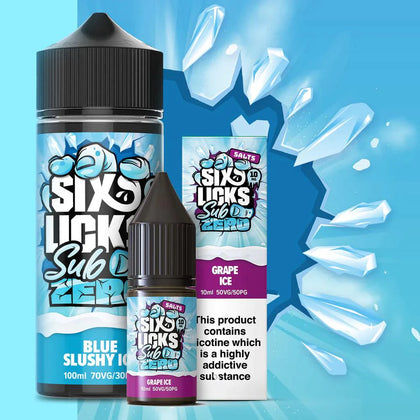 Six Licks Sub Zero Royal Vapes