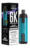 Al Fakher AF6000 Supermax Big Puff Disposable Vape Blackcurrant Ice