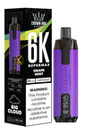 Al Fakher AF6000 Supermax Big Puff Disposable Vape Grape Mint