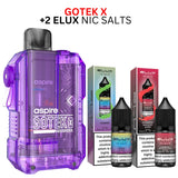 Gotek X Pod Kit & 2 Elux Nic Salts Bundle