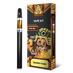 Mango Kush CBD 1000mg Cartridge + Battery Vape Kit