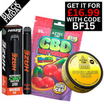 CBD Vape, Gummies & Pouches Bundle