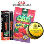 CBD Vape, Gummies & Pouches Bundle