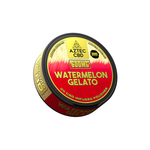 Watermelon Gelato CBD Snus Pouches 600mg