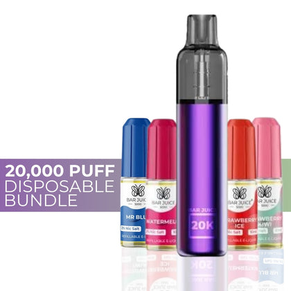 20K Refillable Disposable Vape Kit Bundle