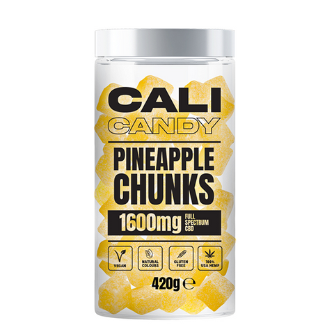 Pineapple Chunks CBD Vegan Sweets 1600mg