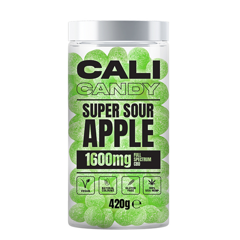 Super Sour Apple Balls CBD Vegan Sweets 1600mg