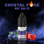 Crystal Fire Blue Razz Cherry Nic Salt eLiquid 10ml 10mg