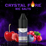 Crystal Fire Balueberry Cherry Cranberry Nic Salt eLiquid 10ml 10mg