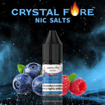 Crystal Fire Blueberry Raspberry Nic Salt eLiquid 10ml 10mg