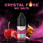 Crystal Fire Cherry Cola Nic Salt eLiquid 10ml 10mg