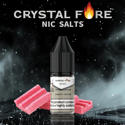 Crystal Fire Professor Gum Nic Salt eLiquid 10ml 10mg