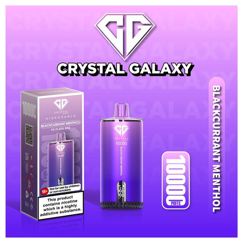 Crystal Galaxy Blue Razz Lemonade 10000 Disposable 0mg