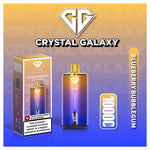 Crystal Galaxy Blueberry Bubblegum 10000 Disposable 0mg