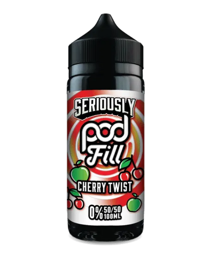 Doozy Seriously Podfill Cherry Twist eLiquid 100ml