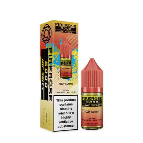 Elux FireRose 5000 Fizzy Gummy Bear Nic Salt eLiquid 10ml 10mg