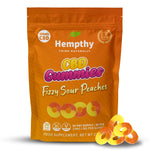 Fizzy Sour Peaches CBD Gummies 300mg