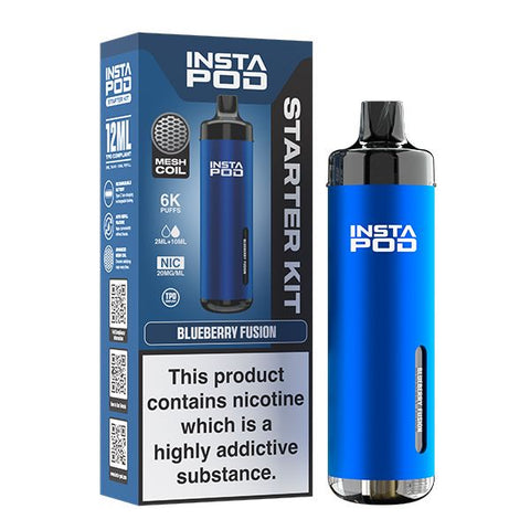 Blueberry Fusion 6000 Prefilled Pod Vape Starter Kit