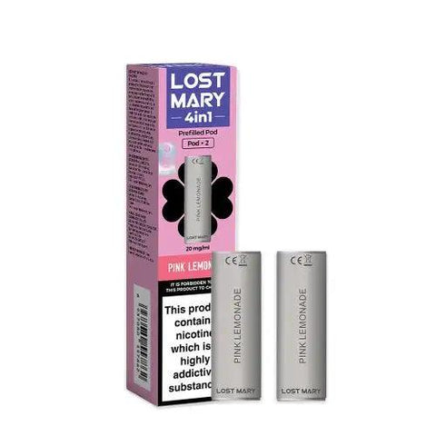 Lost Mary 4 in 1 Pink Lemonade Prefilled Pods (2 Pack)