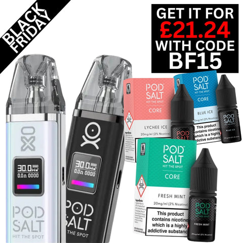 Xlim PRO Pod Kit & 3 Pod Salt Nic Salts Bundle