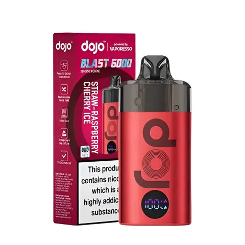 Straw-Raspberry Cherry Ice 6000 Disposable Vape