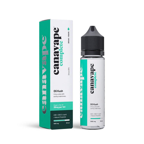 Canavape OG Kush Terpene CBD eLiquid 50ml 1800mg