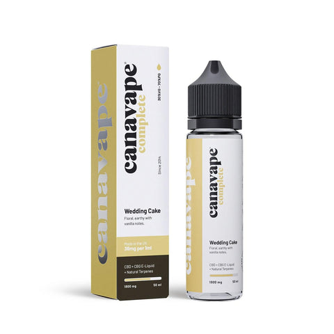 Canavape Wedding Cake CBD eLiquid 50ml 1800mg