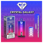 Crystal Galaxy Strawberry Raspberry Candy 10000 Disposable 0mg