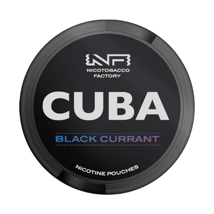 CUBA Black Black Currant Nicotine Pouches 43mg