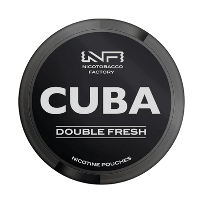 CUBA Black Double Fresh Nicotine Pouches 43mg