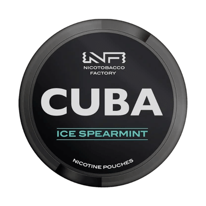 CUBA Black Ice Spearmint Nicotine Pouches 43mg
