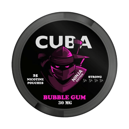 CUBA Ninja Bubblegum Nicotine Pouches 25mg