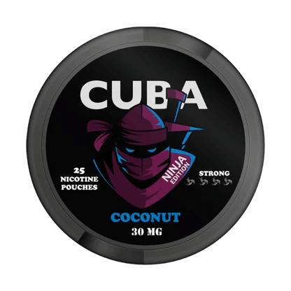 CUBA Ninja Coconut Nicotine Pouches 25mg