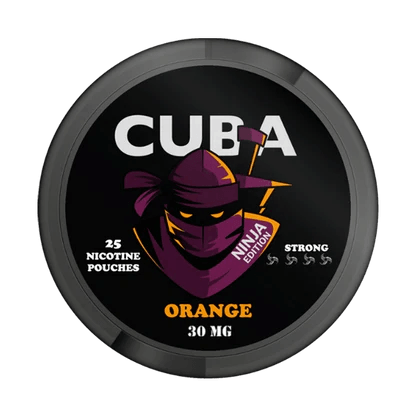 CUBA Ninja Orange Nicotine Pouches 25mg