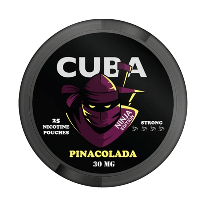 CUBA Ninja Pinacolada Nicotine Pouches 25mg