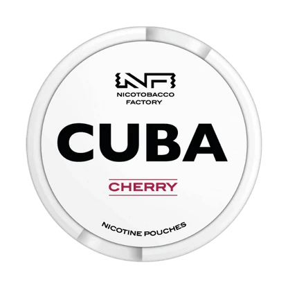 CUBA White Cherry Nicotine Pouches 16mg