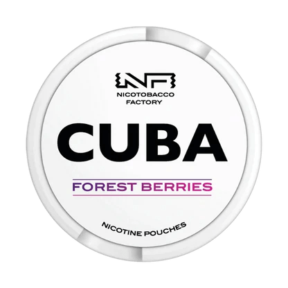 CUBA White Forest Berries Nicotine Pouches 16mg