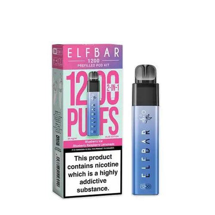 Elf Bar Blue Edition 2-in-1 Prefilled Pod Vape