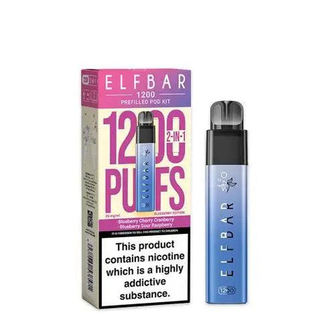 Elf Bar Blueberry Edition 2-in-1 Prefilled Pod Vape