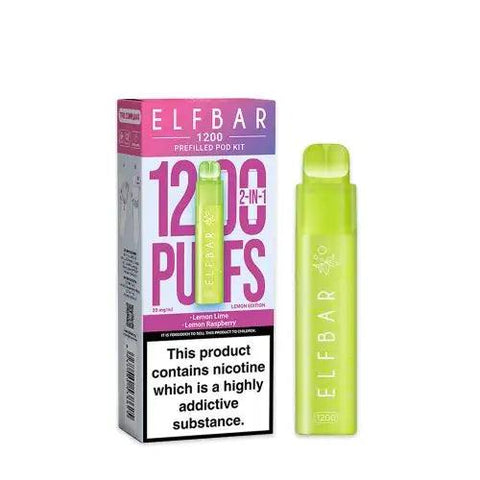 Elf Bar Lemon Edition 2-in-1 Prefilled Pod Vape