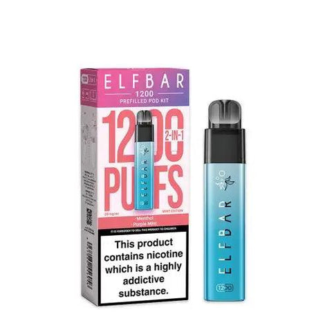 Elf Bar Mint Edition 2-in-1 Prefilled Pod Vape