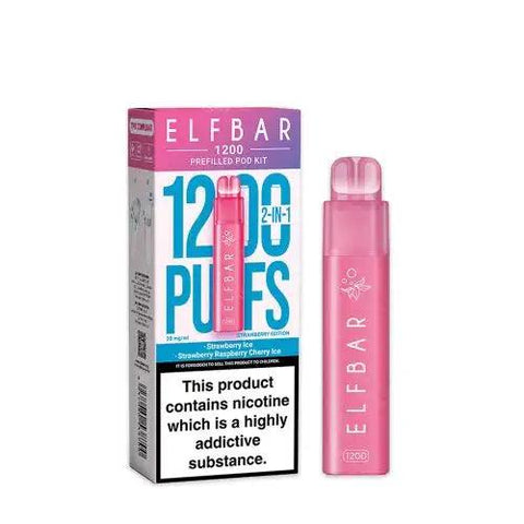 Elf Bar Strawberry Edition 2-in-1 Prefilled Pod Vape