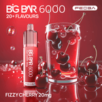 Feoba Big Bar Fizzy Cherry 6000 Disposable Vape 20mg