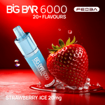 Feoba Big Bar Strawberry Ice 6000 Disposable Vape