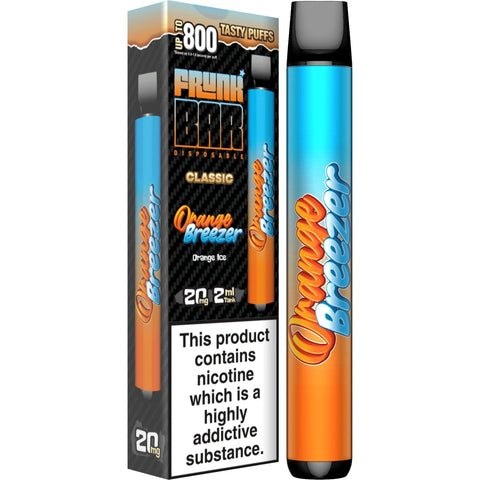 Frunk Bar Pro Orange Breezer Disposable 20mg