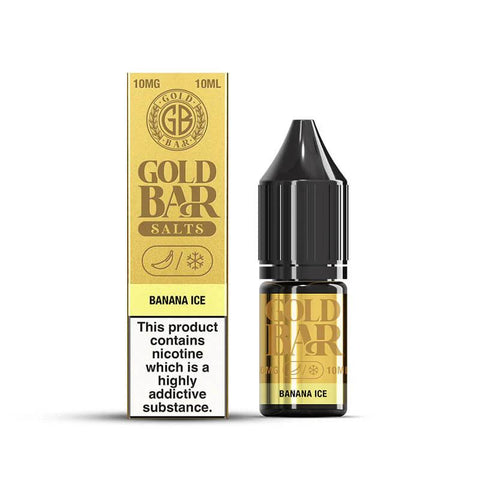 Gold Bar Salts Banana Ice Nic Salt 10ml 10mg