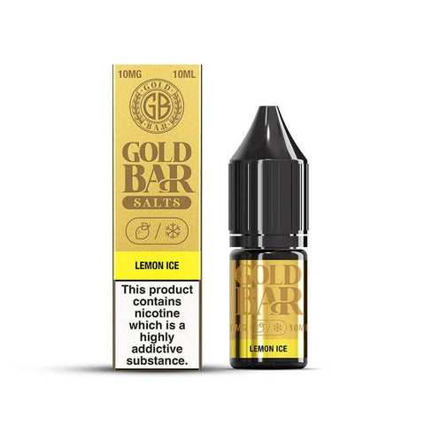 Gold Bar Salts Lemon Ice Nic Salt 10ml 10mg